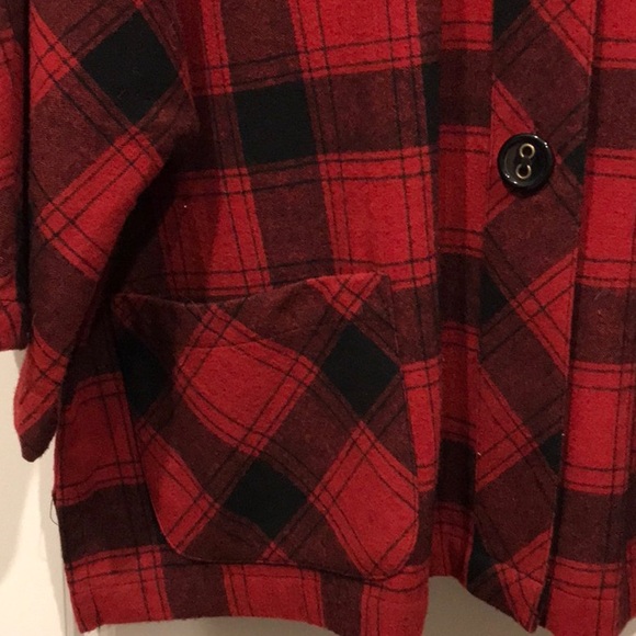 Coldwater Creek buffalo plaid boxy jacket - Picture 3 of 7